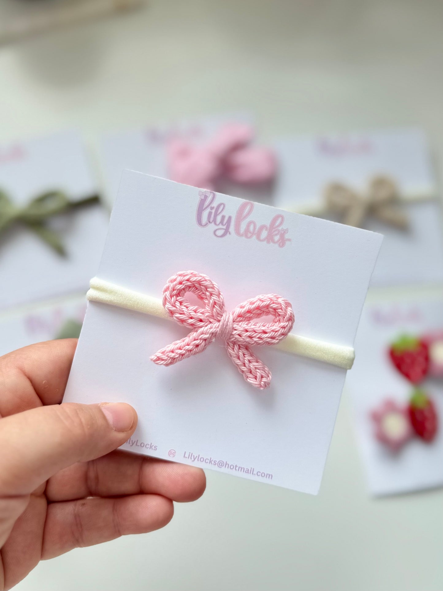 Hoofdband I Pink Bow