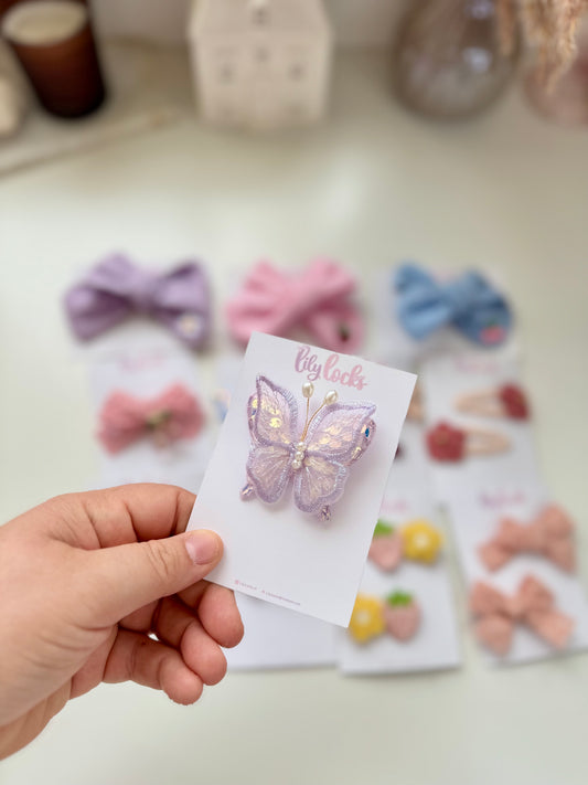 Speld I Fairy Purple Butterfly