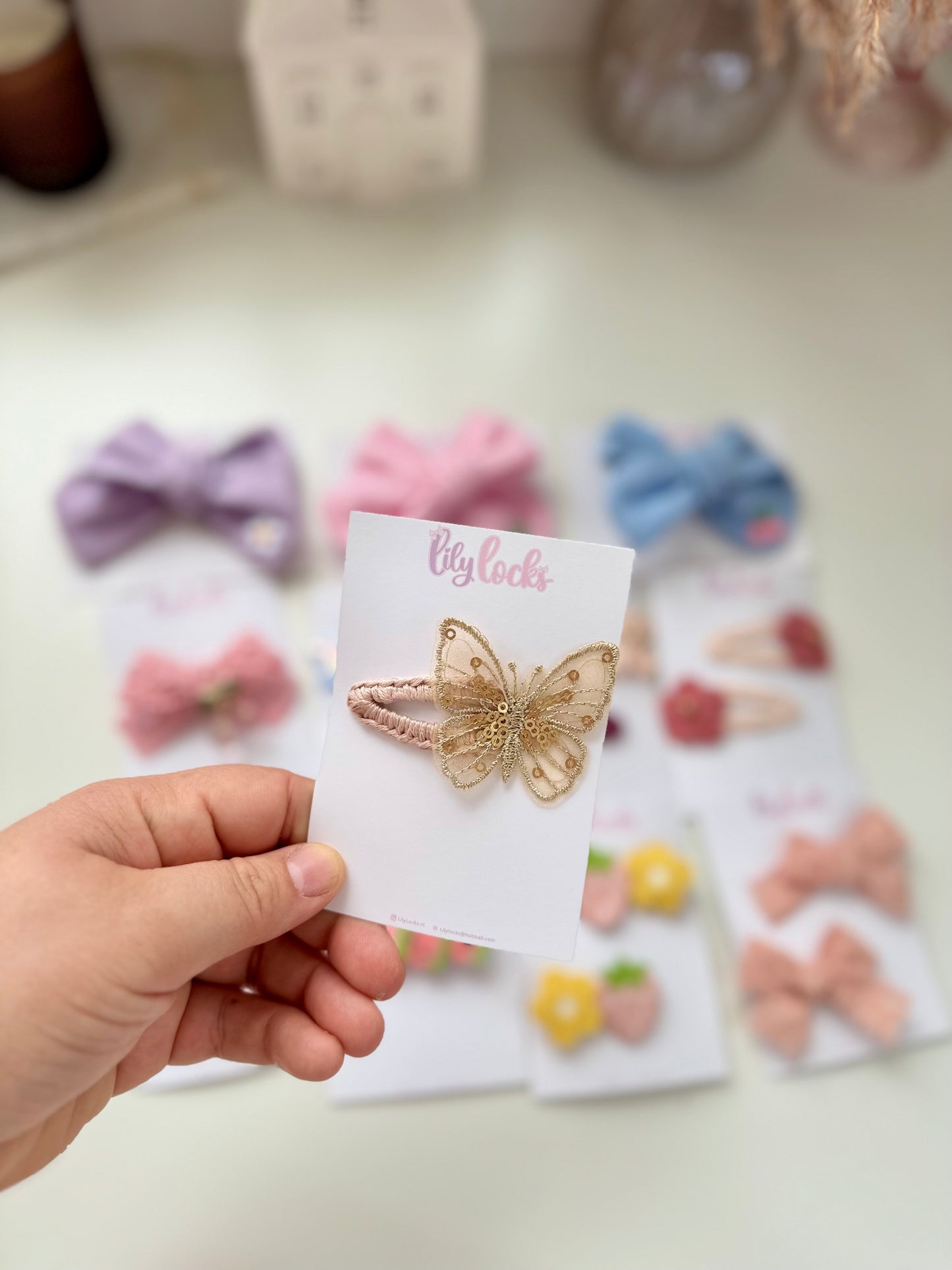 Speld I Gold Butterfly