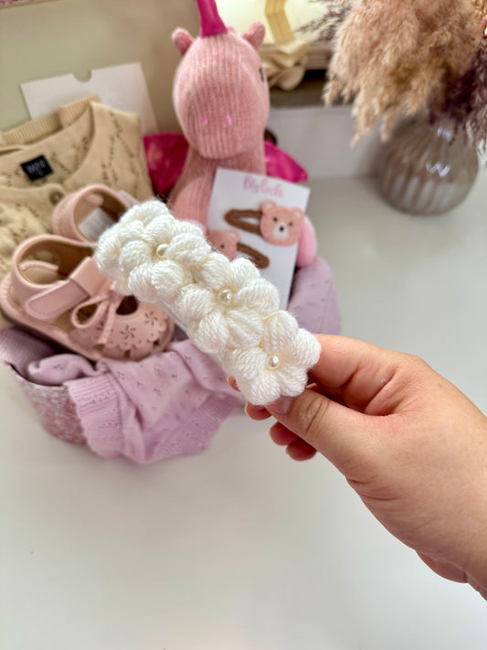 Hoofdband Fleur I Vanilla Cloud